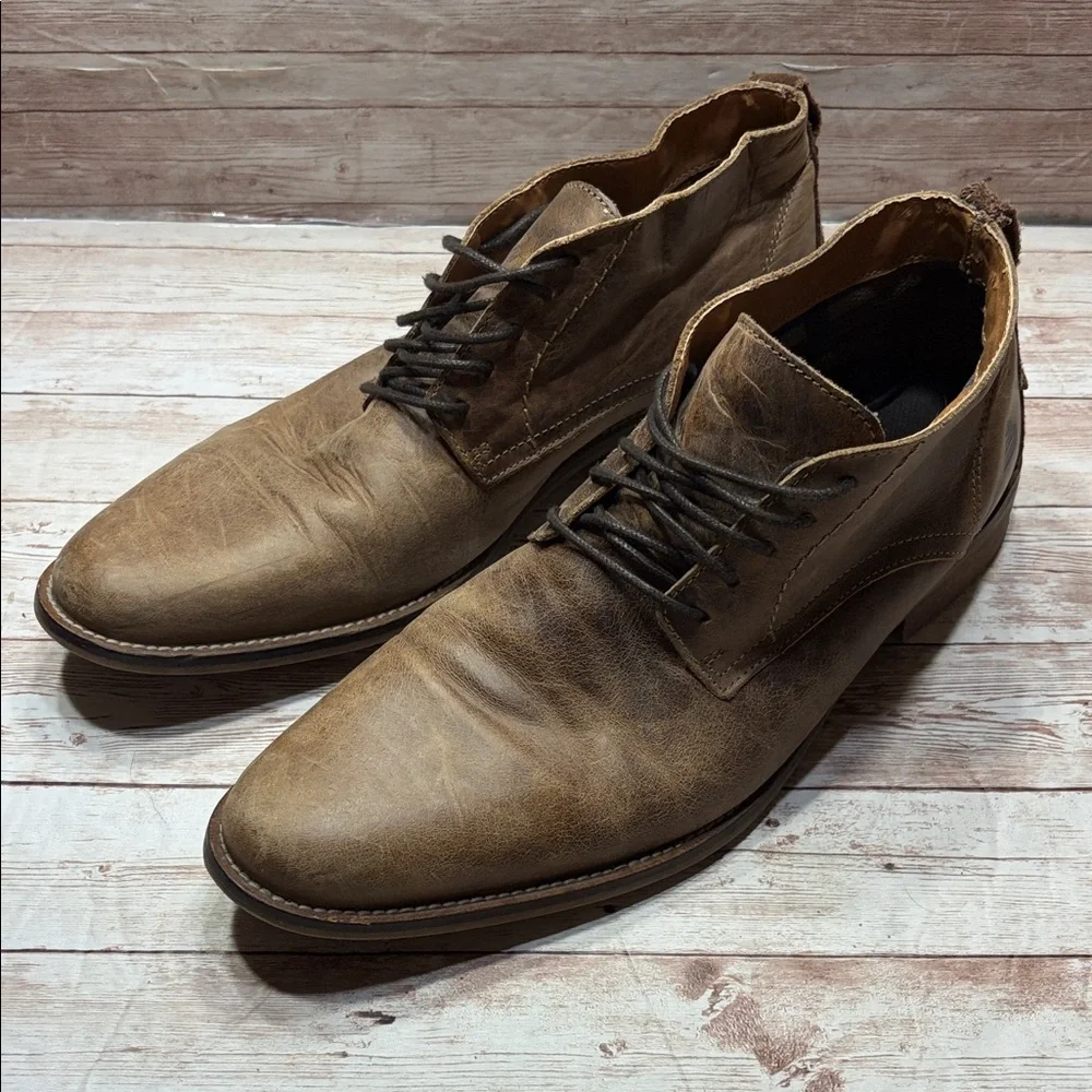 Bull Boxer Art Name Eldon Limited Edition 1 of 500 Men's Tan Chukka Boots